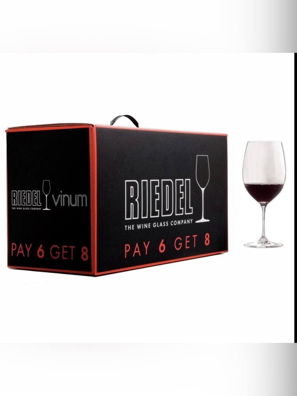 NEW RIEDEL Crystal Wine Glass Veritas LOT OF 20 Cabernet, Bordeaux Riesling $900